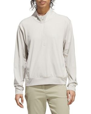 adidas Ultimate365 Half Zip Layering Top - Gray