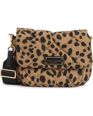 Marc Jacobs The Cheetah Quilted Nylon Messenger Bag - Metallic