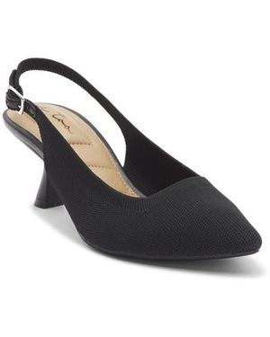 Me Too Zani Kitten Heel Slingback Pump - Black