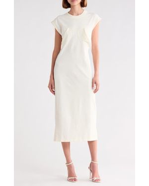 Marc Jacobs Seamed Up Knit Dress - White