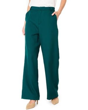 Gibsonlook Lindsey High Waist Stretch Twill Stovepipe Pants - Green