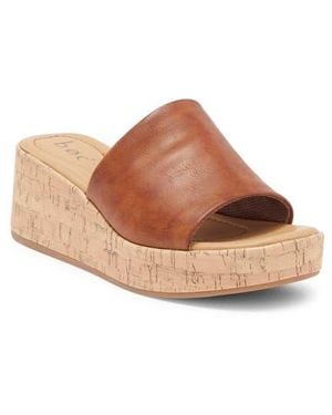 B O C BY BØRN Savia Platform Wedge Sandal - Brown