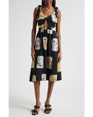 Busayo Debo Midi Sundress - Black