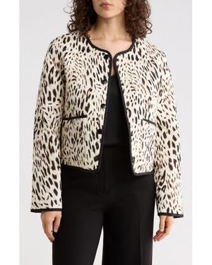 Sanctuary Floral Quilted Jacket - Natural