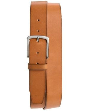 BOSS Jor-V Leather Belt - Orange