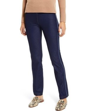 Lyssé Boyfriend Denim Leggings - Blue