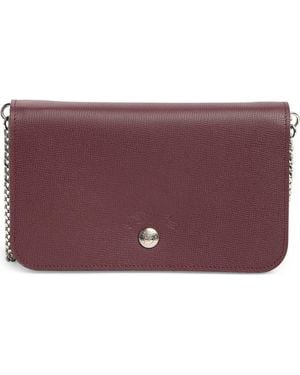 Longchamp Le Pliage Neo Wallet On A Chain - Purple