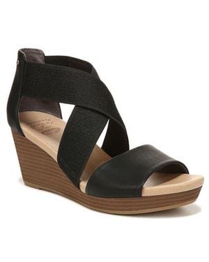 Dr. Scholls Barton Band Wedge Sandal - Black