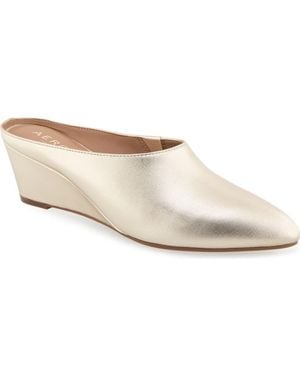 Aerosoles Camia Wedge Mule - White
