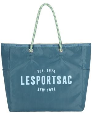 LeSportsac Large Reversible Ripstop Tote - Blue