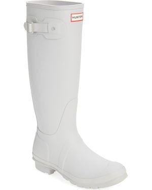 HUNTER Original Tall Waterproof Rain Boot - Gray