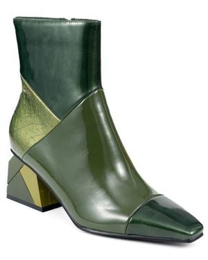 Ninety Union Sienna Colorblock Bootie - Green