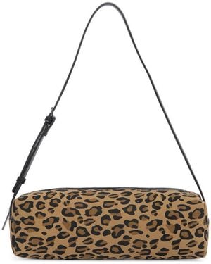 BCBGMAXAZRIA Print Barrel Shoulder Bag - Metallic