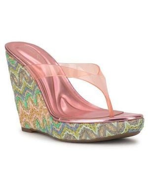 Jessica Simpson Jyseta Platform Wedge Flip Flop - Pink