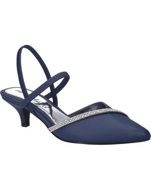 Easy Street Unna Kitten Heel Pump - Blue