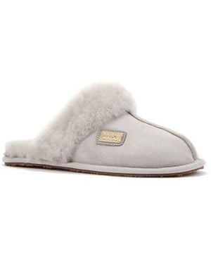 Australia Luxe Genuine Shearling Mule Slipper - Multicolor