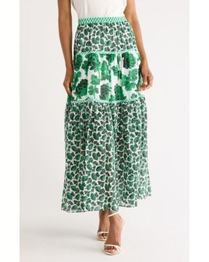 Diane von Furstenberg Shiloh Maxi Skirt - Green