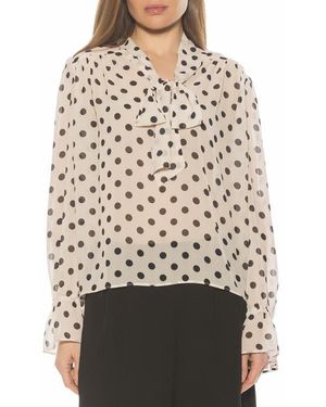 Alexia Admor Bow Shirt - Multicolor