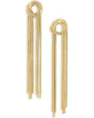 Electric Picks Enchanted Chain Drop Earrings - White