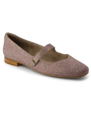 TOMS Bianca Glitter Mary Jane Flat - Brown