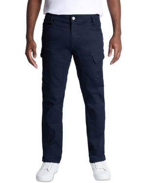 Xray Jeans Slim-Fit Cotton Cargo Pants - Blue