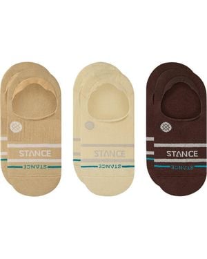 Stance 3-Pack Core No Show Socks - White
