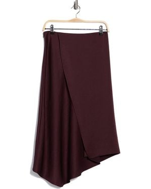 Vince Shine Drape Skirt - Brown