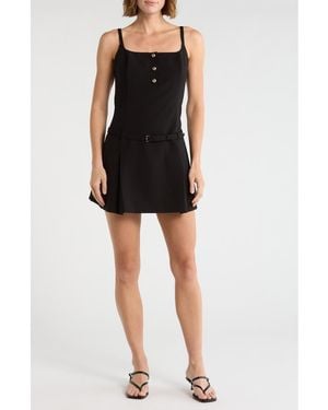 FRAME The Mod Minidress - Black