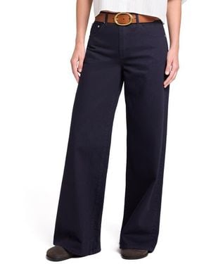 Twp Tiny Dancer Mid Rise Wide Leg Jeans - Blue
