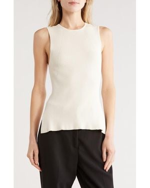French Connection Rib Tank - Natural