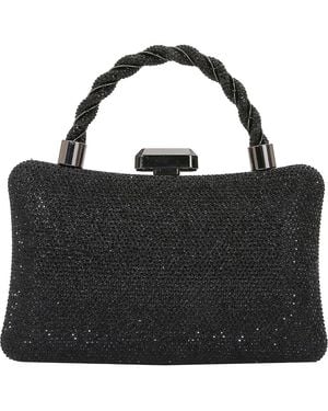 BERNESS Rhinestone Clutch - Black