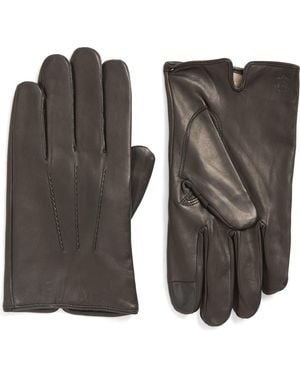 Brooks Brothers Classic Leather Gloves - Brown