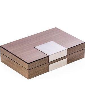 Bey-berk Valet Storage Box - Brown