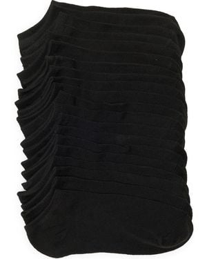 Honeydew Intimates 10-Pack Everyday Essential Low Ankle Socks - Black