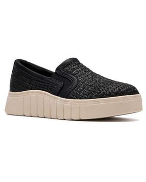 Clarks Mykah Shine Platform Slip-On Sneaker - Black