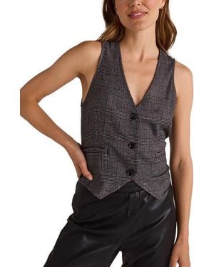 Bella Dahl Cinch Back Vest - Black