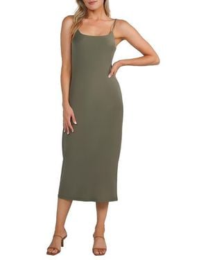 Matty M Brio Slip Dress - Green