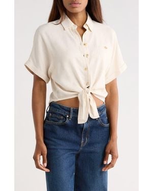 FRNCH Candy's Woven Top - Natural