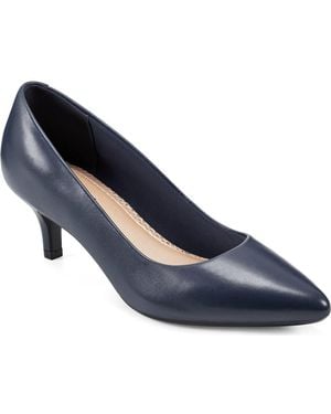 Easy Spirit Lexie Kitten Heel Pump - Blue