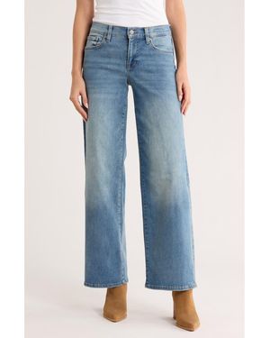Lucky Brand Sweet Mid Rise Wide Leg Jeans - Blue