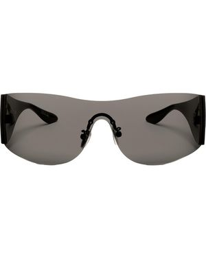 DEZI Wrap It Up 141Mm Rimless Shield Sunglasses - Gray