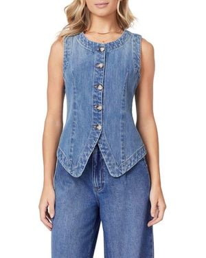 Scotch & Soda The Denim Vest - Blue