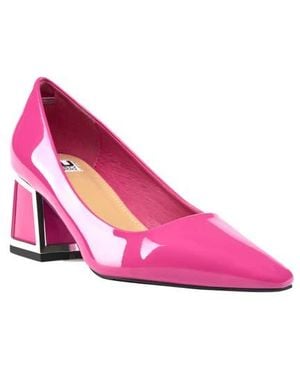 Ninety Union Blink Block Heel Pump - Pink