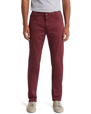 7 For All Mankind Slimmy Luxe Performance Plus Slim Fit Pants - Red