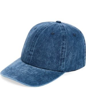 Nordstrom Rack Washed Baseball Cap - Blue