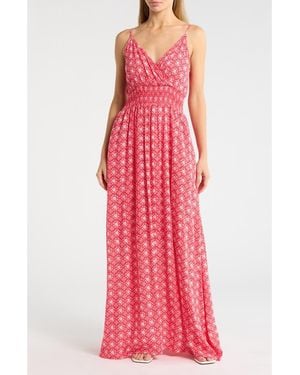 WEST K Smocked Gauze Sundress - Red