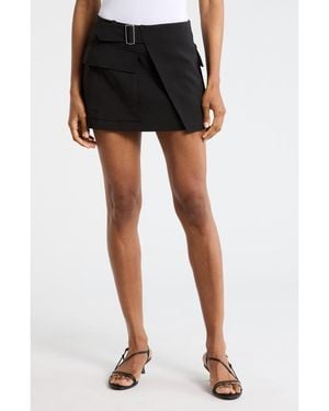 A.L.C. Conan Belted Cargo Miniskirt - Black