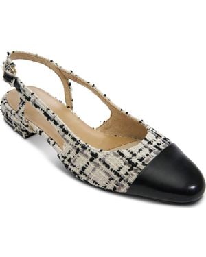 Vaneli Tisha Cap Toe Slingback Flat - Metallic