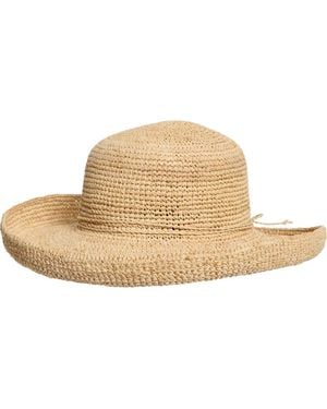 BCBGeneration Straw Kettle Brim Sun Hat - Natural