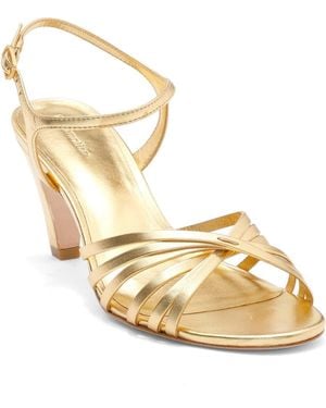 Reformation Paloma Ankle Strap Sandal - Metallic